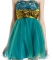 Xoxo Juniors Strapless Two Tone Dress